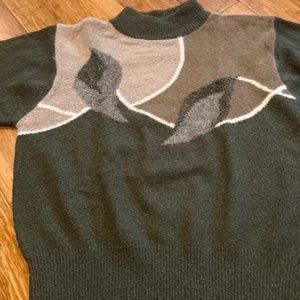 Vintage Hualian Unique Design Long Sleeve Sweater